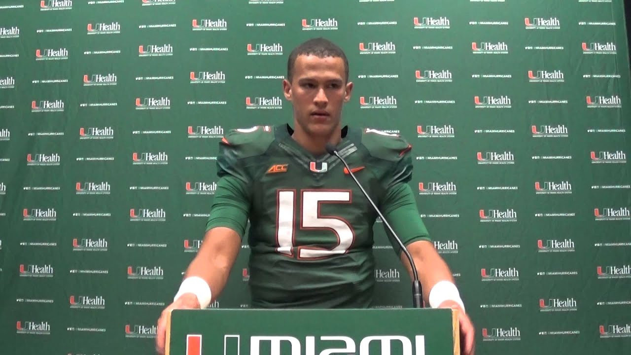 Quarterback Brad Kaaya - Postgame UNC (Nov. 1)