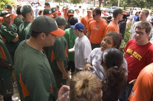 2008 Miami Hurricanes Baseball Team at the College World Series