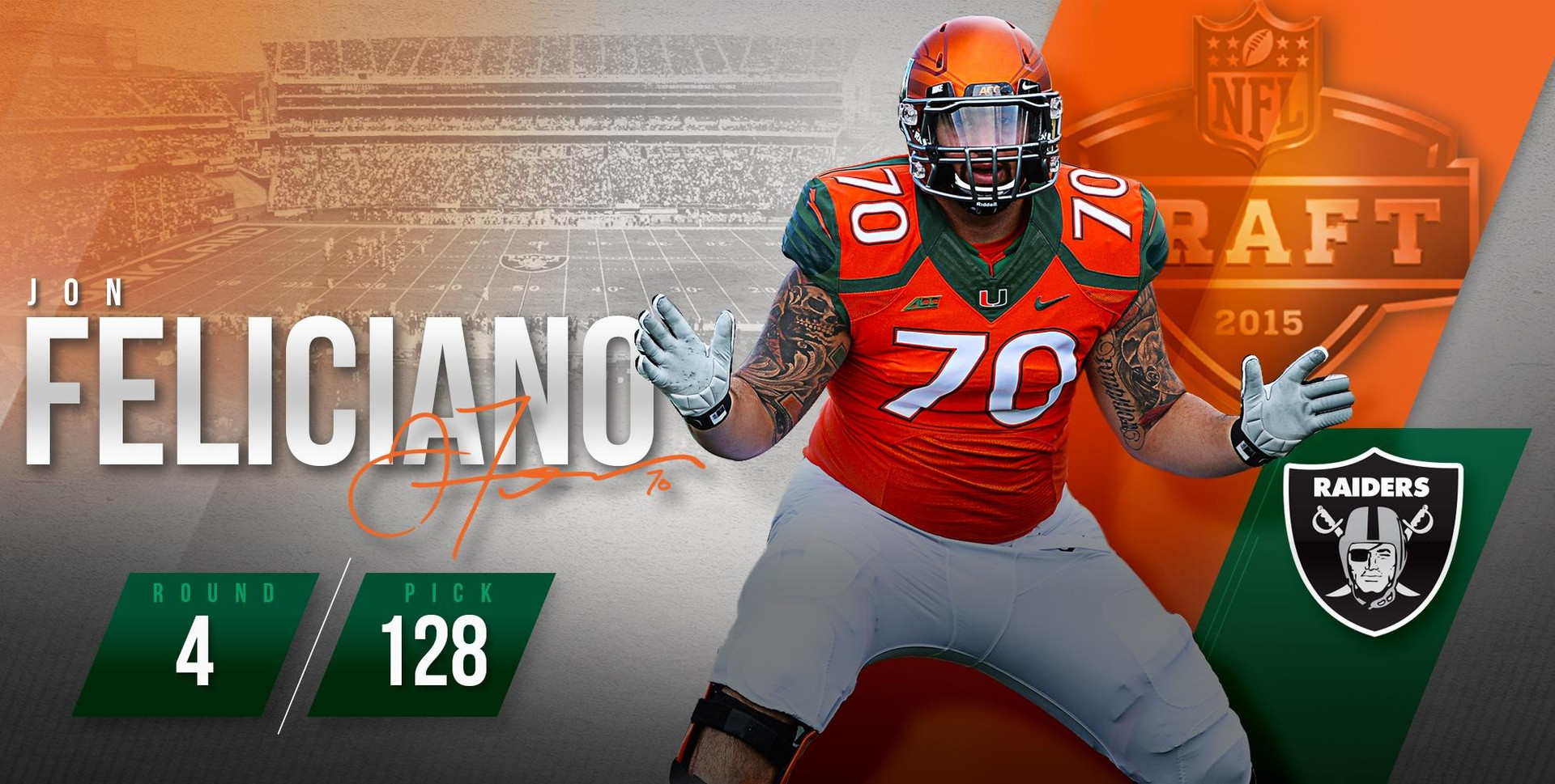 Raiders Draft Feliciano in the Fourth Round