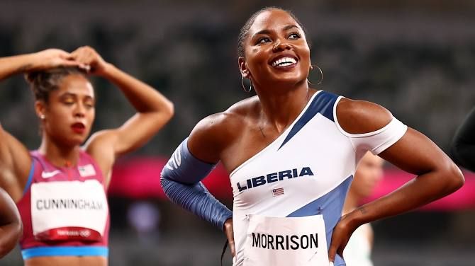 Morrison Sets Liberia National Record at Olympics