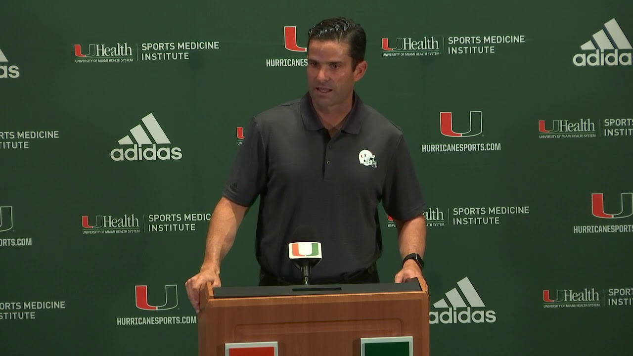 Manny Diaz | Press Conference | 10.14.19