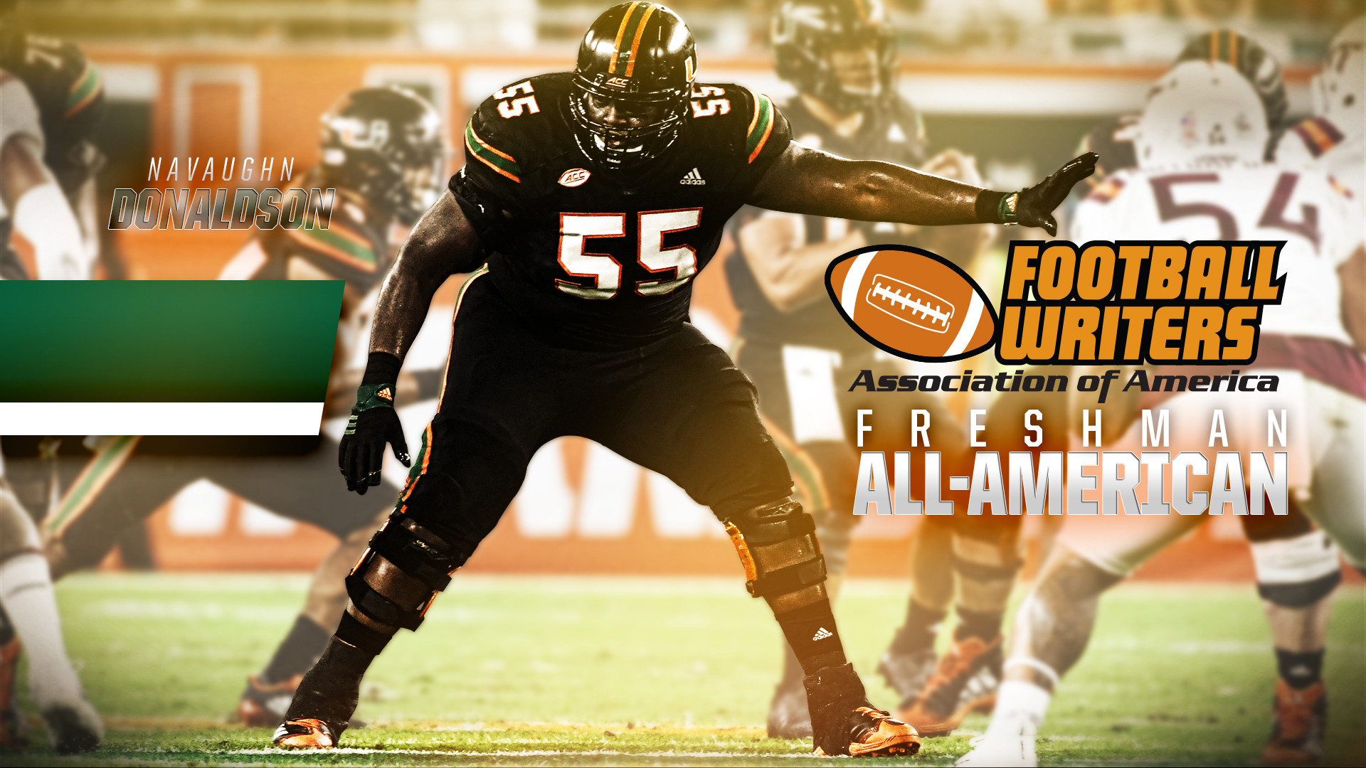 Donaldson Named FWAA Freshman All-American