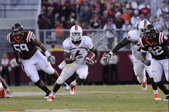 Lamar Miller - 2011 Miami Hurricanes Football @ Virginia Tech