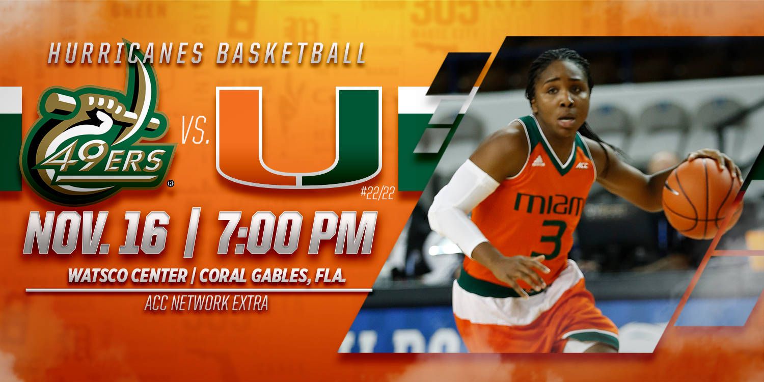@CanesWBB Hosts Charlotte in Home Opener
