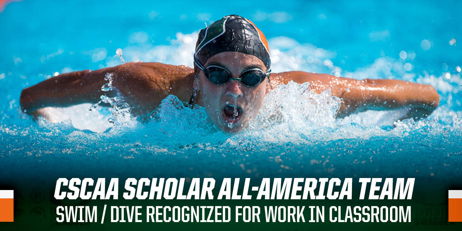 Miami Recognized as CSCAA Scholar All-America Team