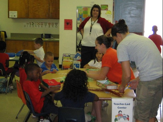 Student Athlete Advisory Committee's visit to Tucker Elementary School