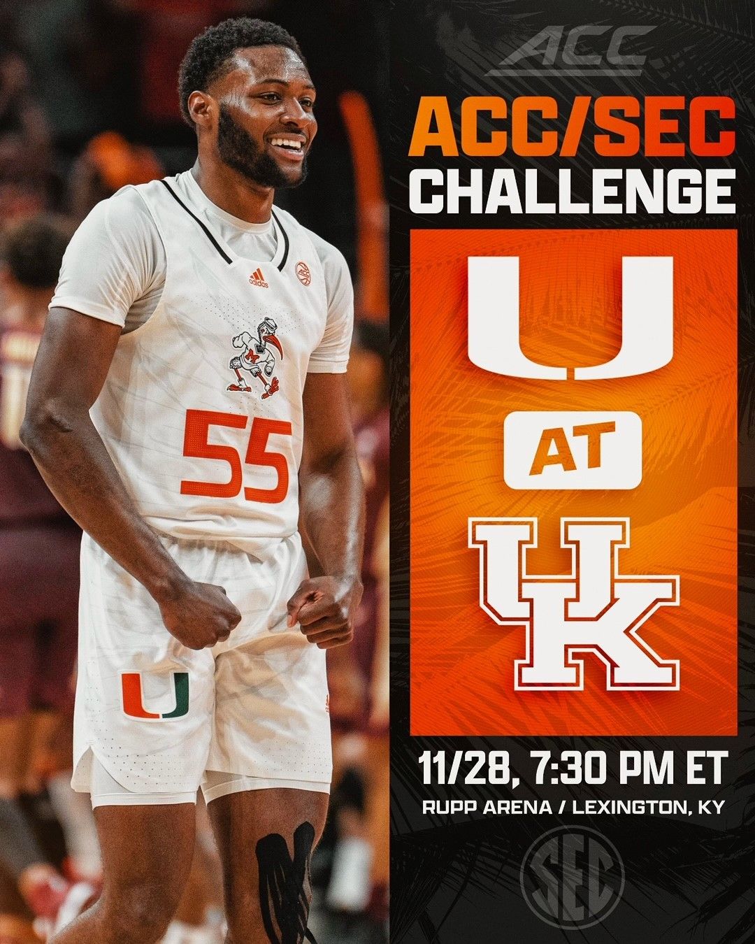 Kentucky to host Miami in ACC/SEC Challenge - On3