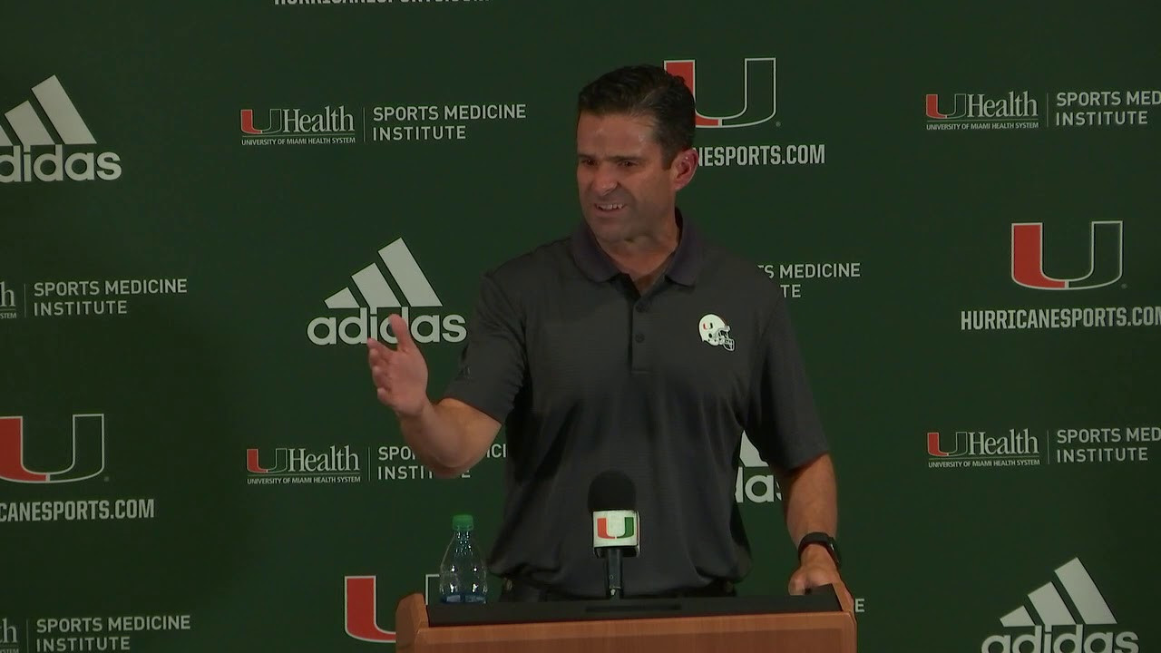 Manny Diaz | Press Conference | 9.9.19