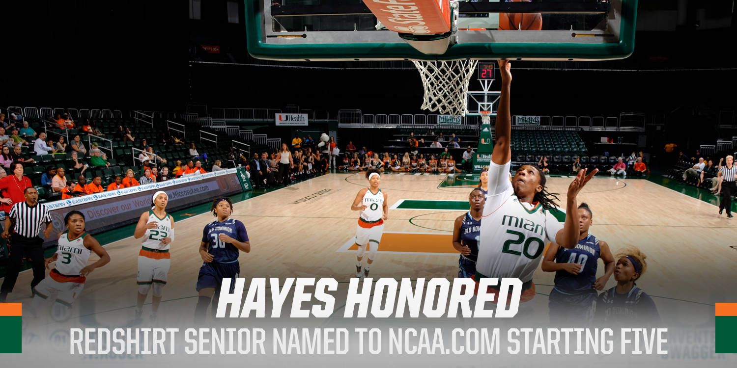 Hayes Earns NCAA.com Starting Five Recognition