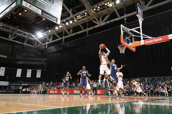 2011 Miami Hurricanes Women's Basketball vs Georgetown - Riquna Williams