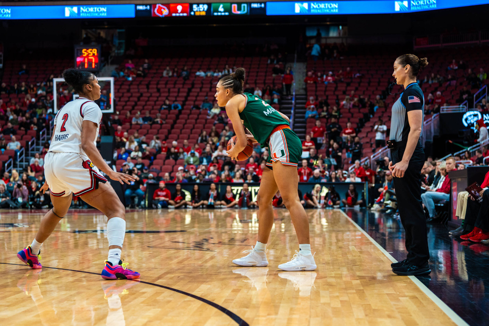 Miami Suffers Road Loss to Louisville