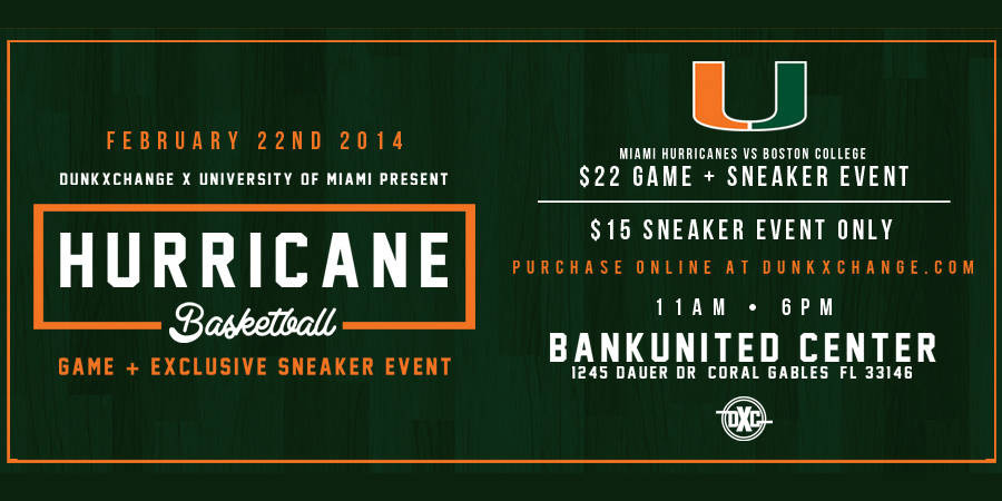 Dunkxchange comes to @CanesHoops Saturday