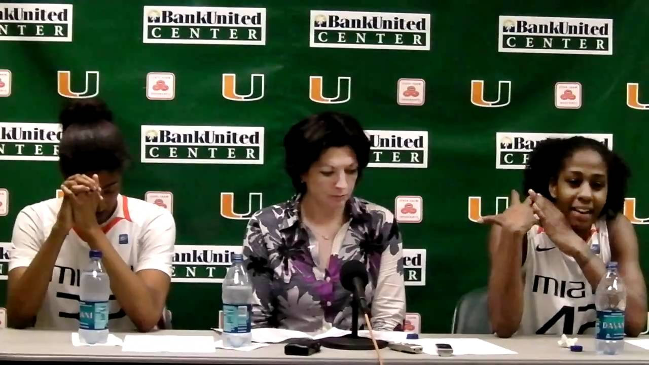 2/24/11 - Coach Meier, Morgan Stroman, Shenise Johnson FSU postgame