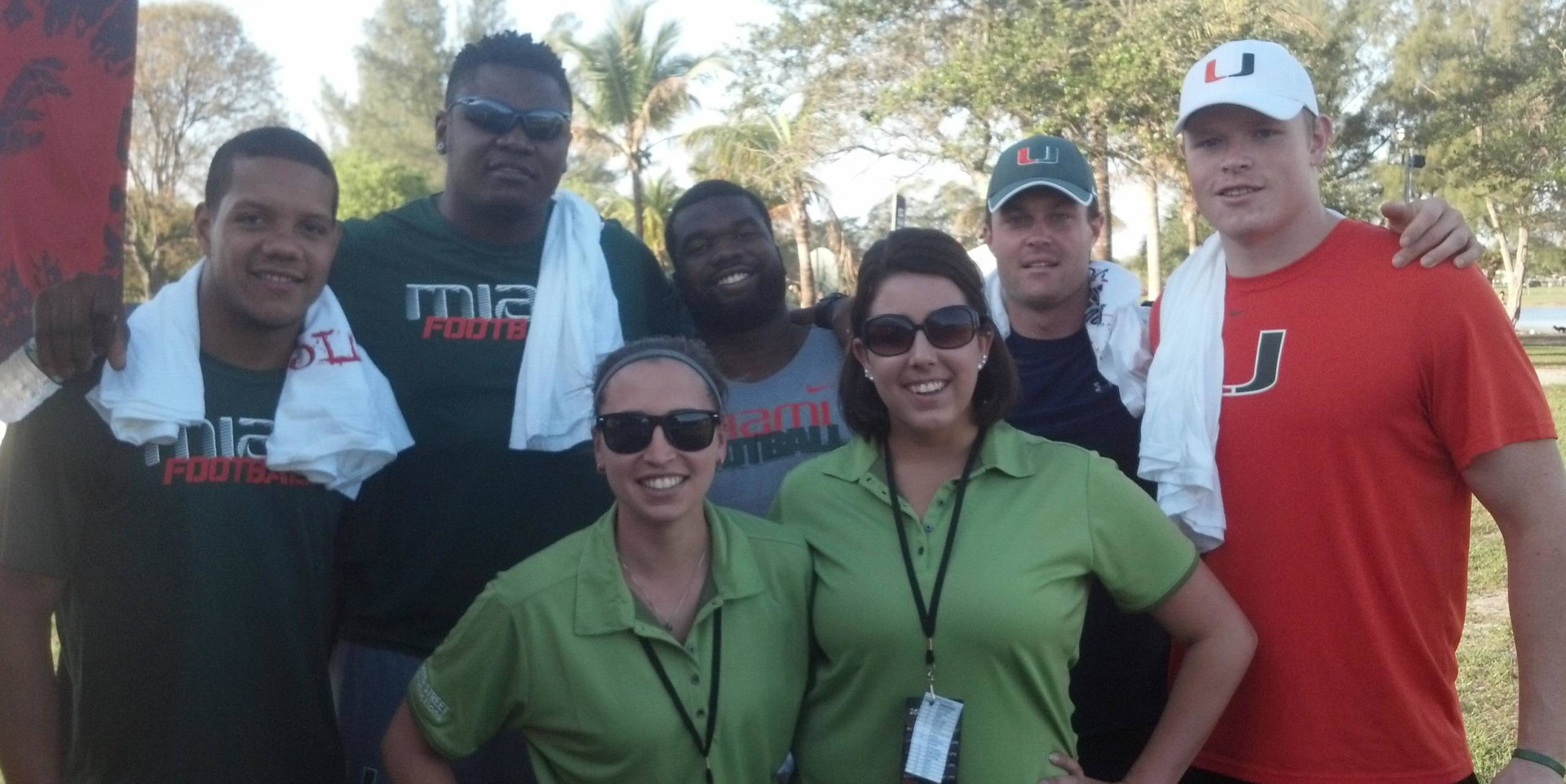 Canes Football in the Community Saturday