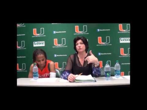 Katie Meier & Adrienne Motley - Postgame Wake Forest