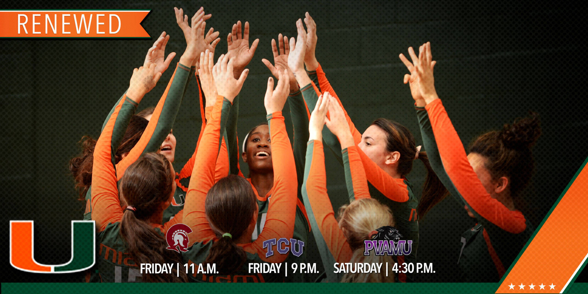 @CanesVB Heads to Texas for TCU Invitational