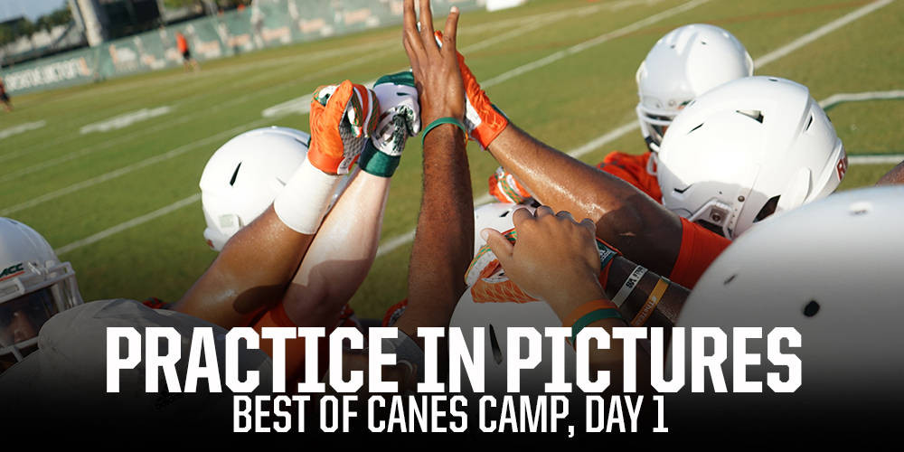 Gallery Highlighting Canes Camp, Day 1