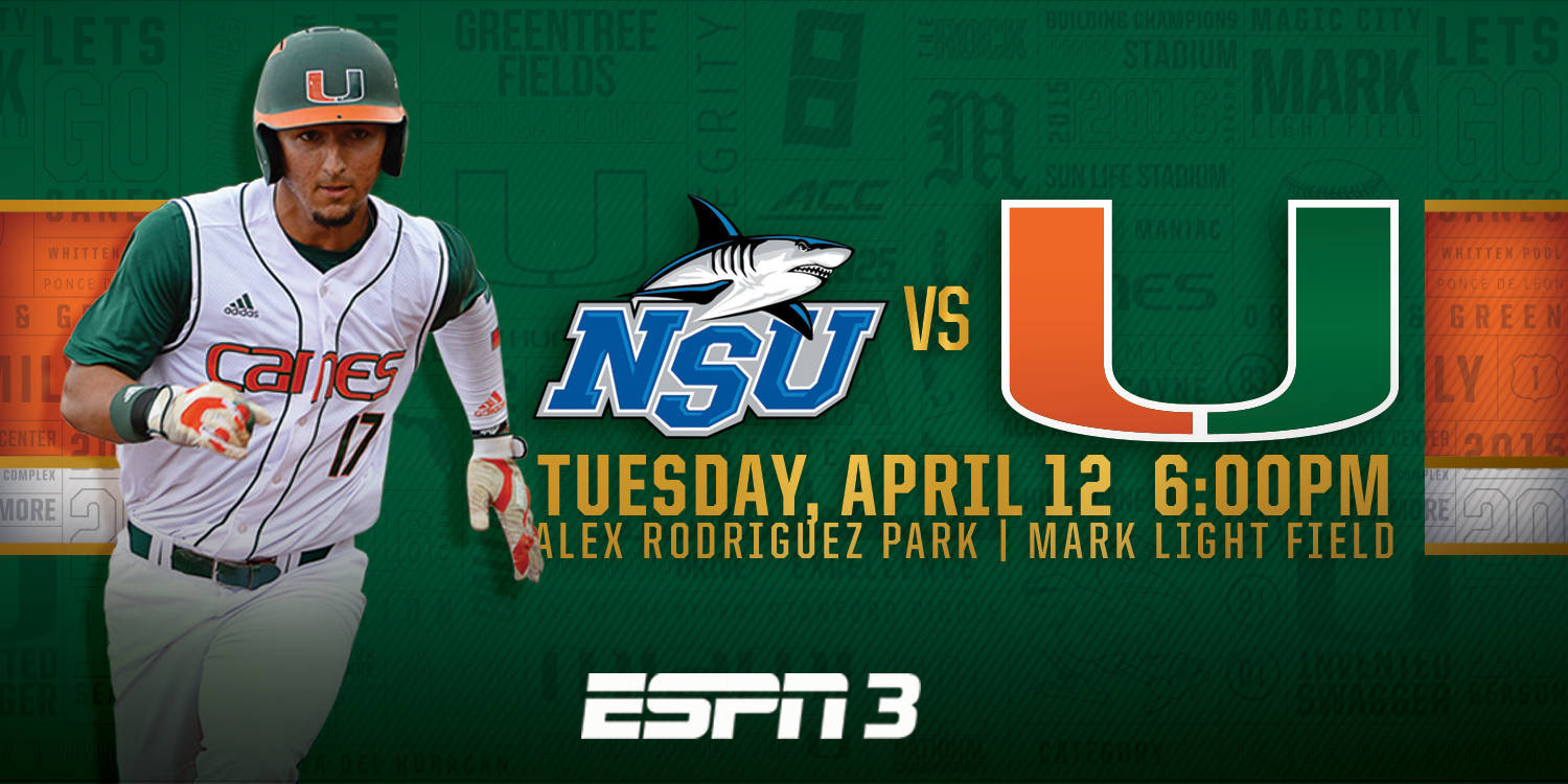 No. 1 Miami to Host Sharks at The Light Tuesday