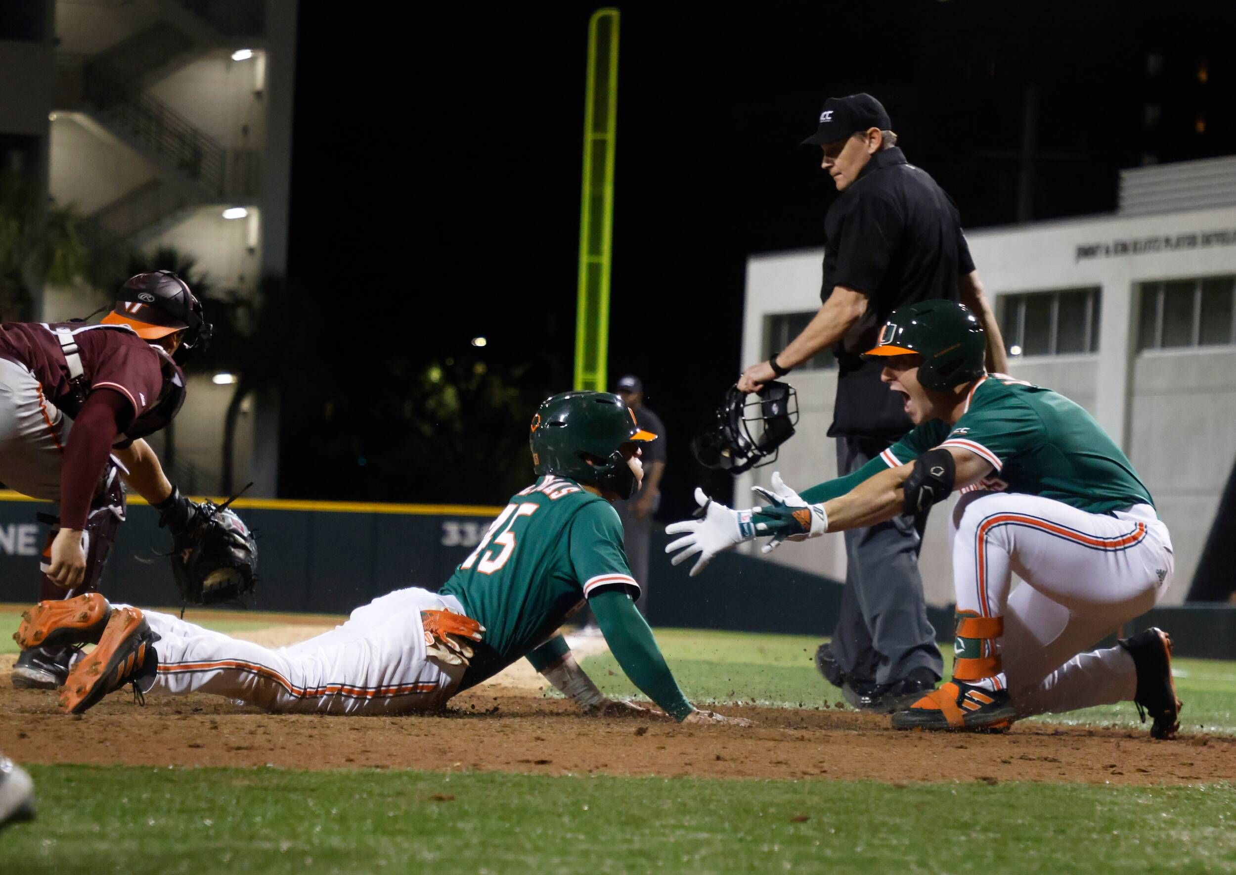 Hurricanes take two in doubleheader from No. 17 Hokies - Virginia Tech  Athletics
