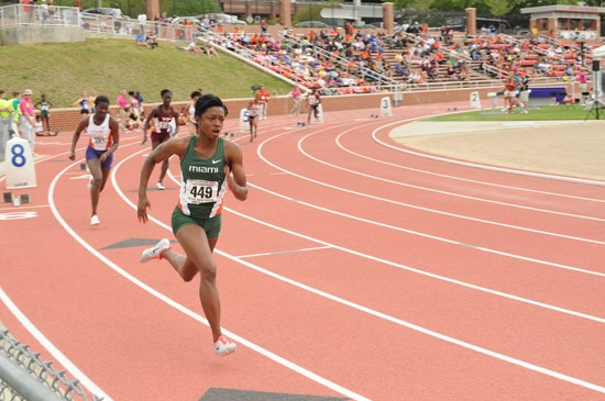 Jasmyne King at 2013 ACC Outdoor Championships