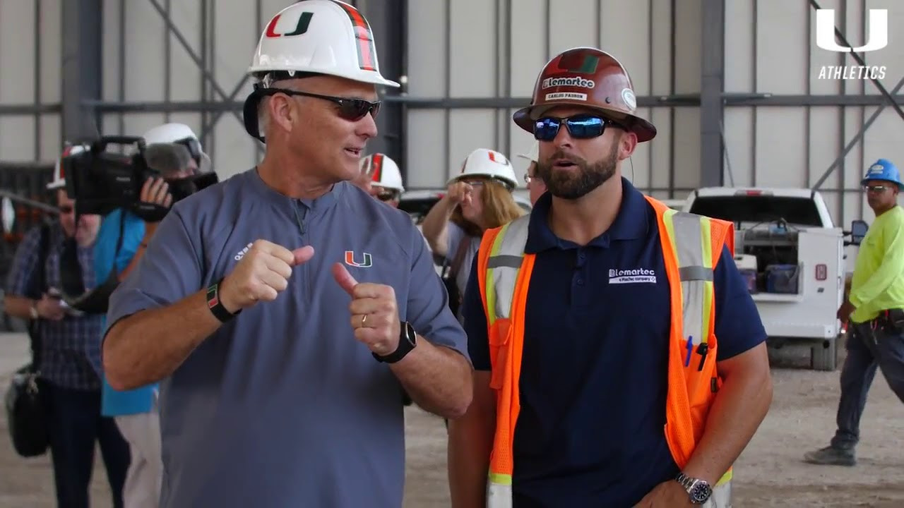 Carol Soffer Football Indoor Practice Facility Media Tour | 4.13.18