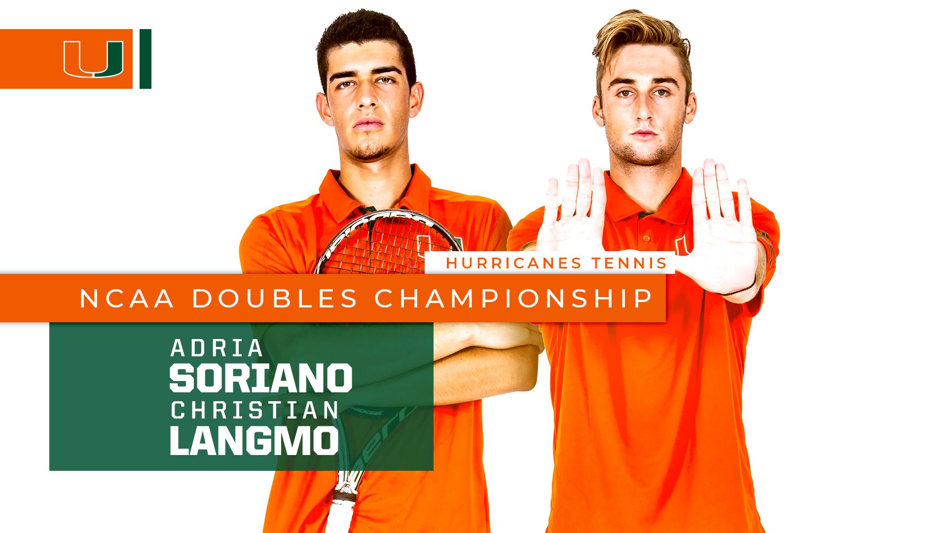 Canes Duo Meets Arkansas Pair in NCAA Doubles Championship