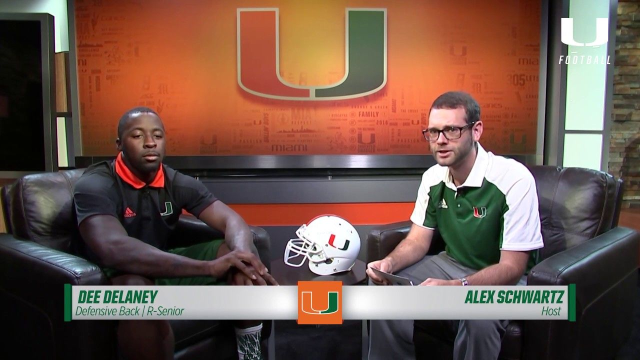 One on One with Dee Delaney | Canes Football | 8.14.17