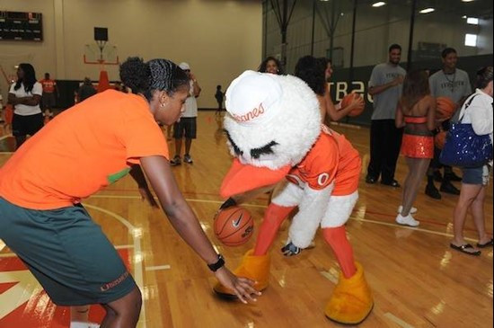 Canes Carnivale at the Bank United  Center-Fieldhouse on August 28, 2010 was the first annual event where fans, players and coaches could meet and...