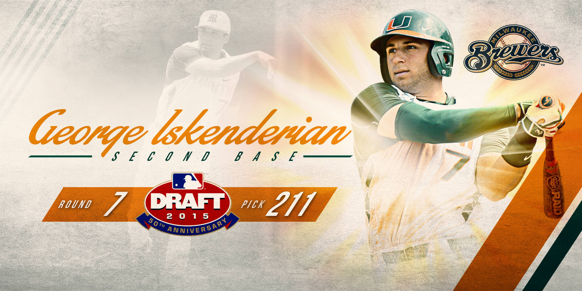 Brewers Select Iskenderian in Seventh Round