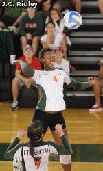 `Canes Hold Court against Wolfpack in Volleyball