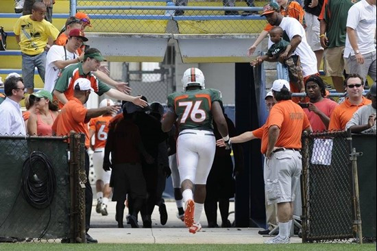 2011 Miami Hurricanes Spring Football @ Lockhart Stadium