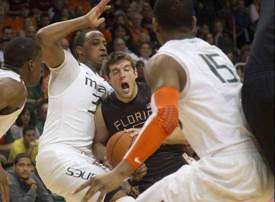 Miami vs. No. 15 Florida State - 2/26/12