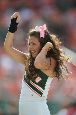 The University of Miami plays against their ACC rival Florida State Seminoles in a game at Sun Life Stadium on October 20, 2012. Photo by Steven...