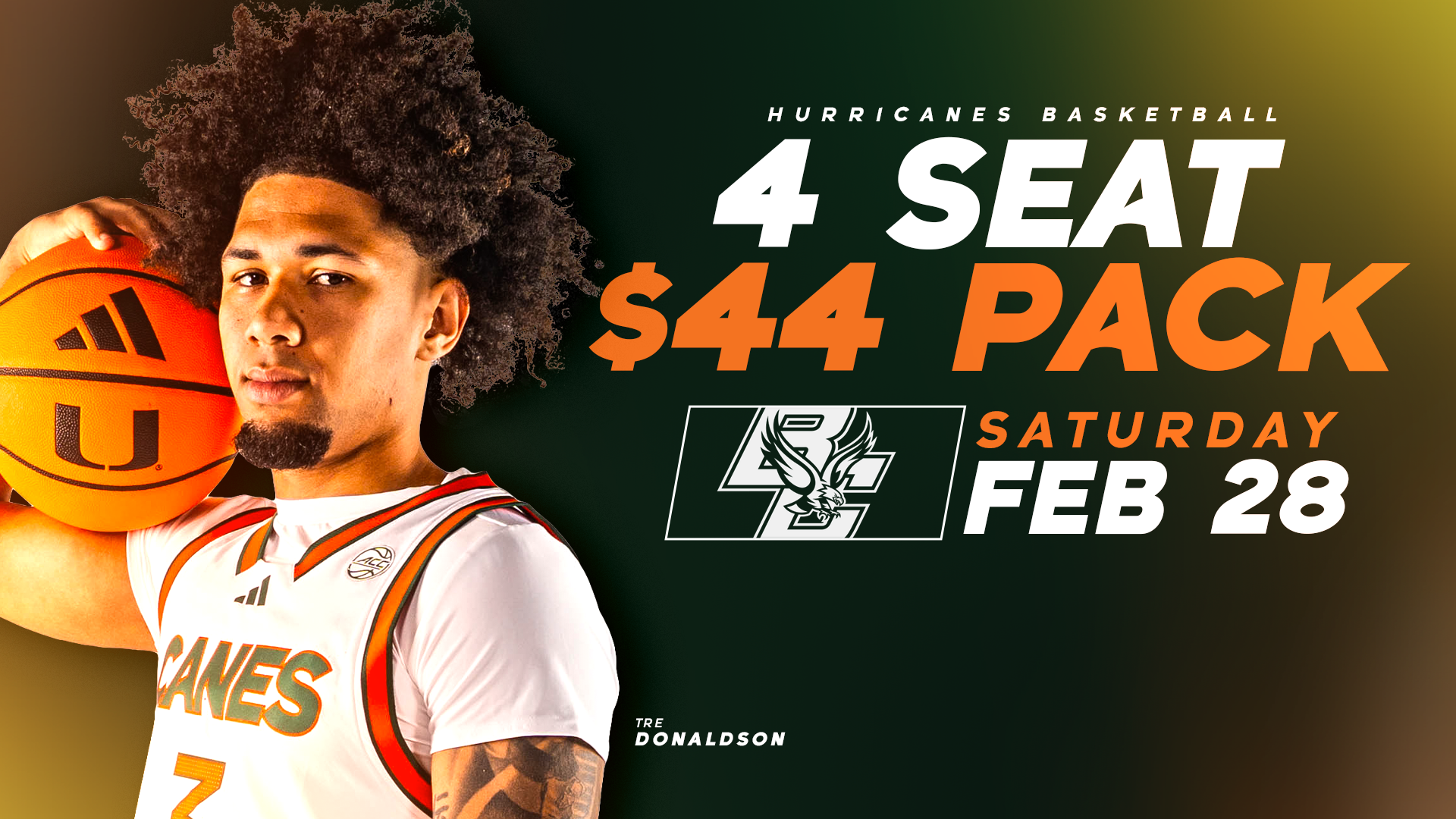 Get 4 Tickets for $44 for Saturday's Game