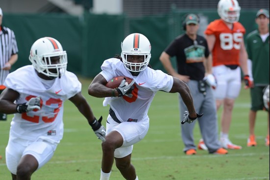 Eduardo Clements (23) and Malcolm Lewis (9)