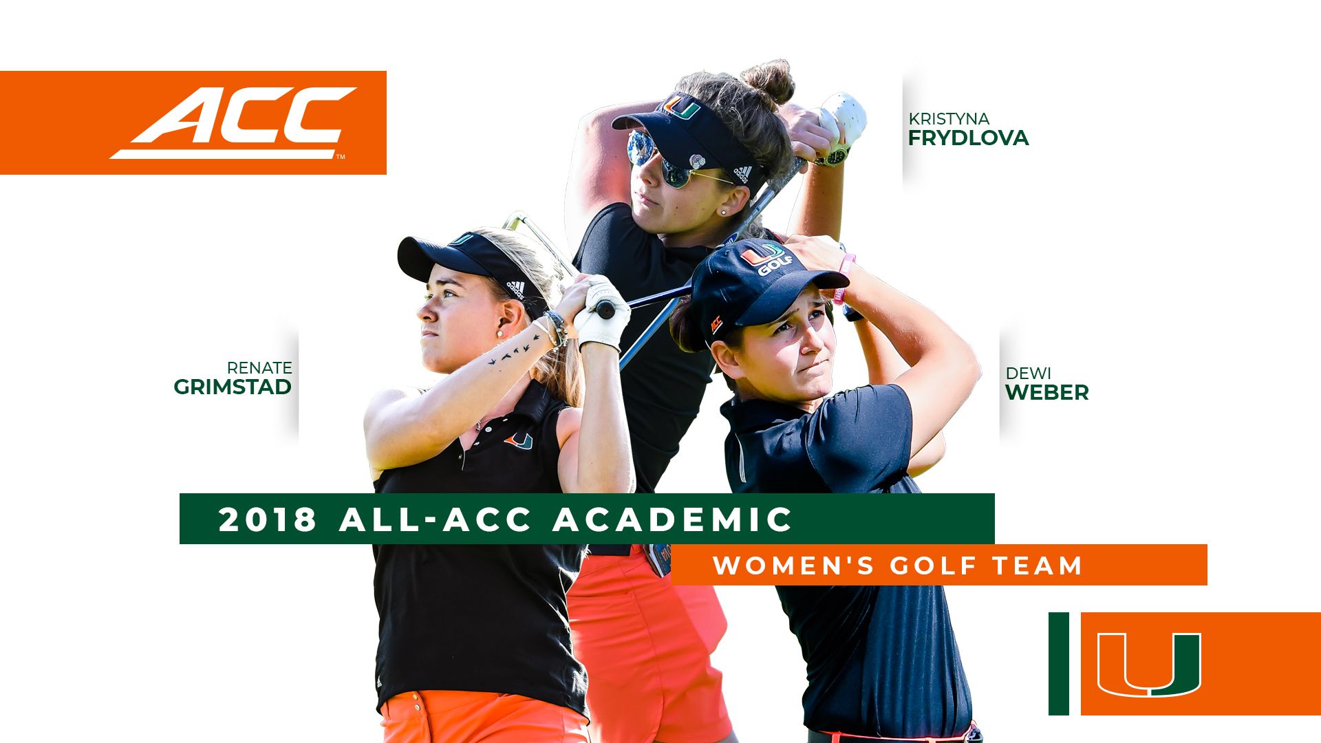 Three Golfers Named to All-ACC Academic Team