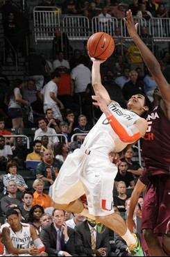 2012 Miami Hurricanes Men's Basketball vs Virginia Tech