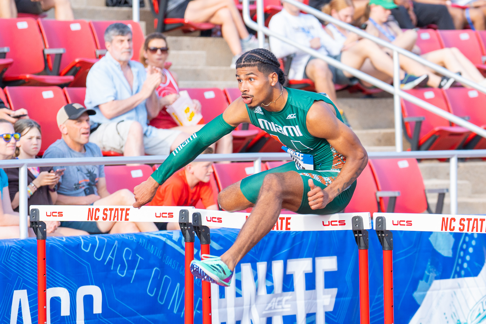 Hall Claims ACC Championship in Shot Put, Hurricanes Complete Day Two