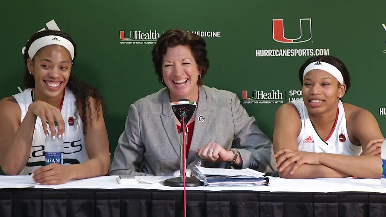 Coach Meier, Erykah Davenport and Keyanna Harris | Post-Game Press Conference | 2.15.2018