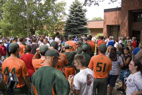2008 Miami Hurricanes Baseball Team at the College World Series