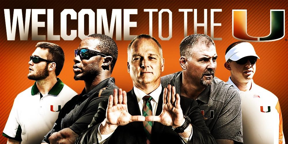 Richt Names First Assistants to Miami Staff