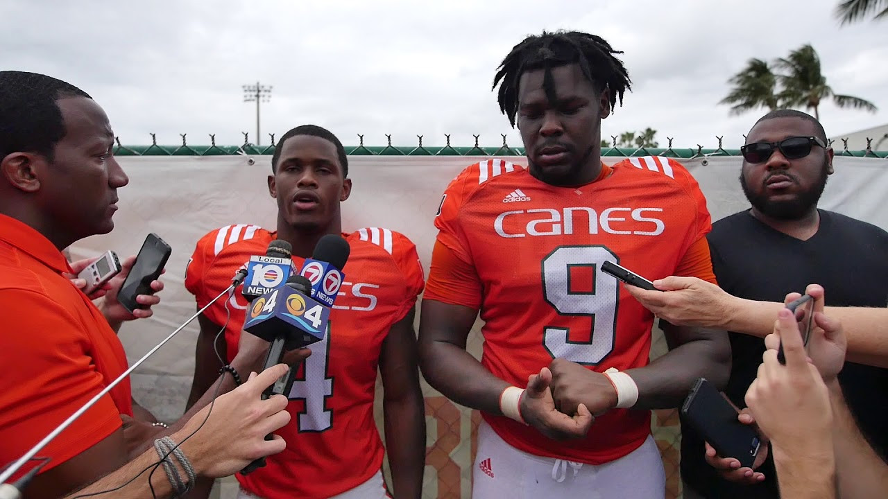 Jaquan Johnson & Chad Thomas | Post Practice Interview | 11.28.17