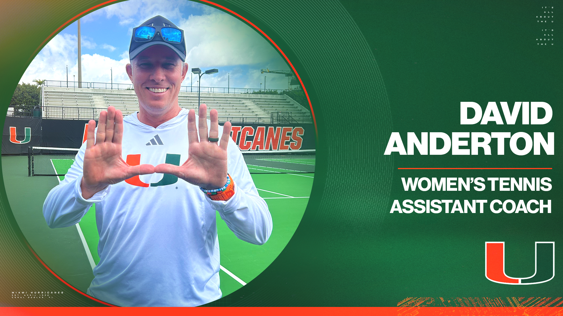 David Anderton Returns as W. Tennis Assistant Coach