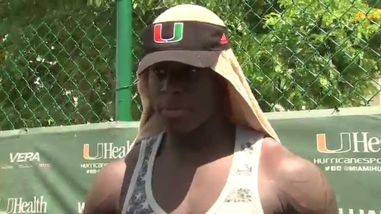 David Njoku | Post Practice | 9.2.15