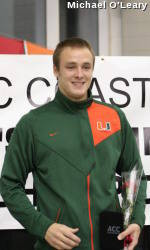 UM's Ross Named ACC Swimming and Diving Scholar-Athlete