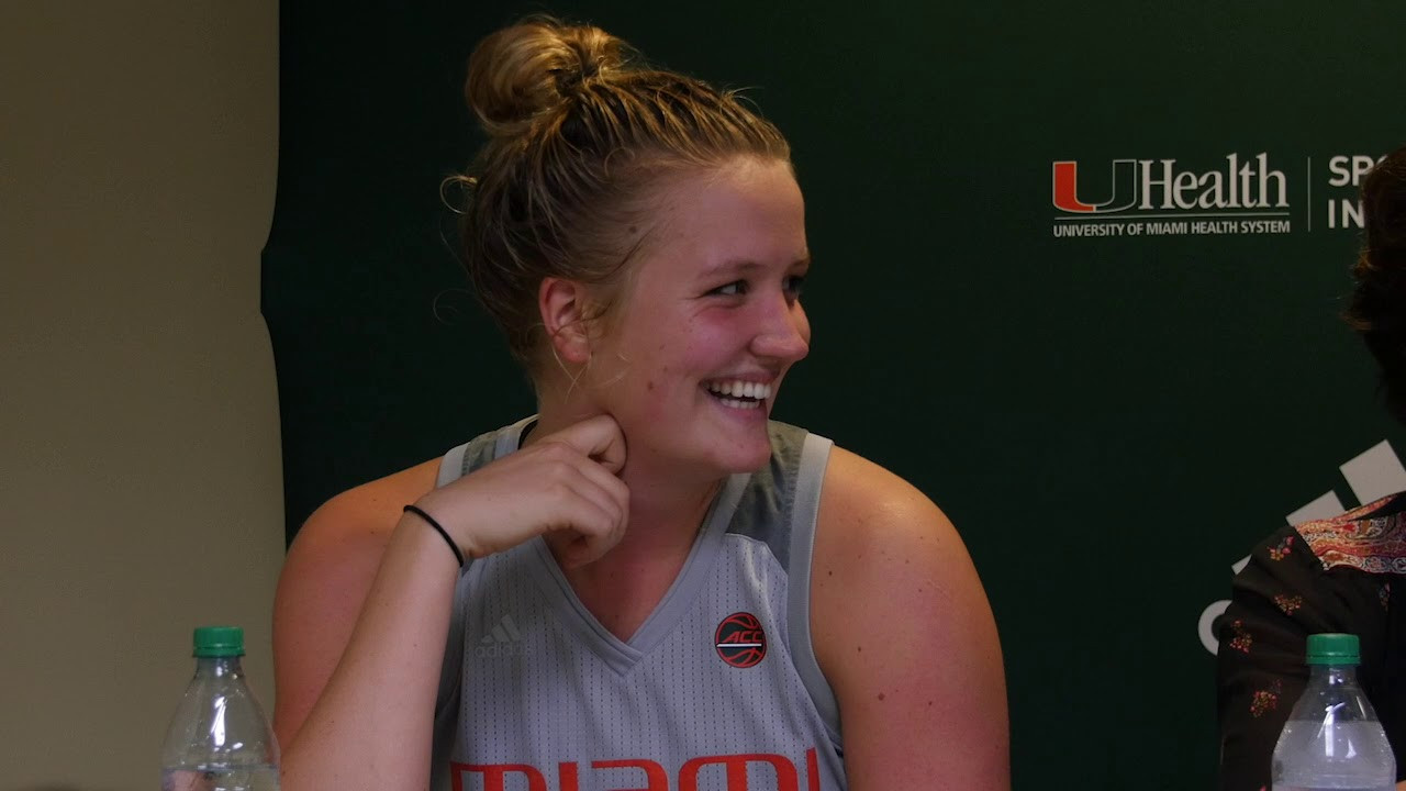 Katie Meier & Emese Hof & Beatrice Mompremier | Postgame Presser vs. Hartford | 11.11.18