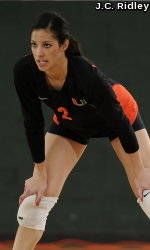 No. 20 Miami Volleyball Pushes Past Wake Forest, 3-0