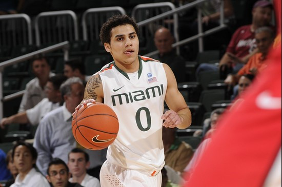 2012 Miami Hurricanes Men's Basketball vs Rutgers