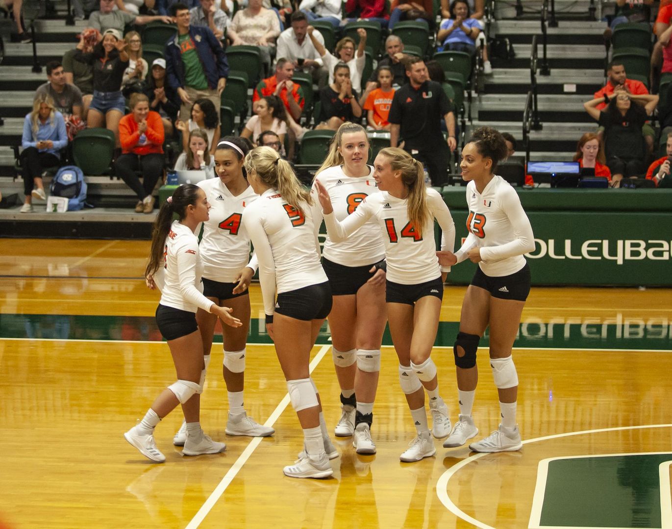 Volleyball Stays Undefeated at Home in ACC