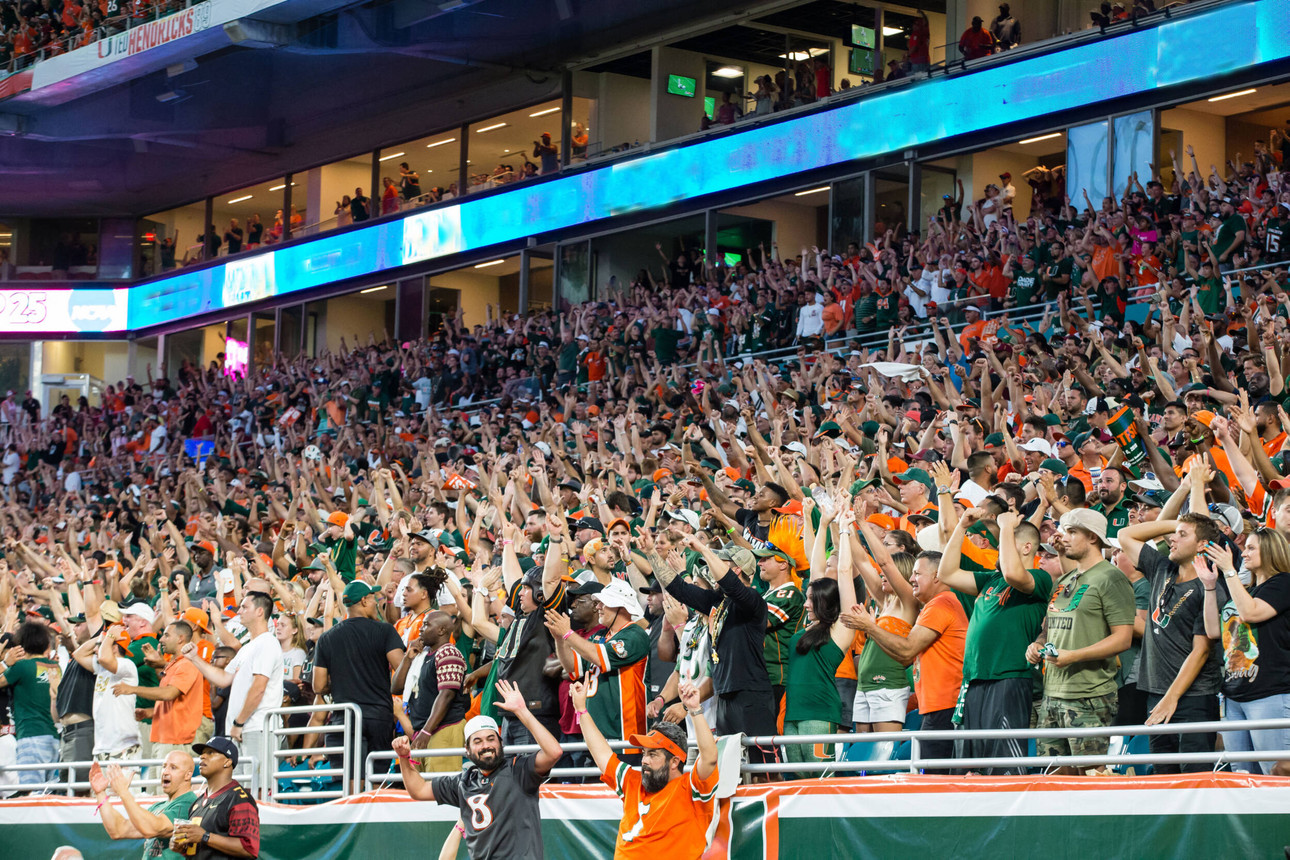 Football Seating Experiences – University of Miami Athletics